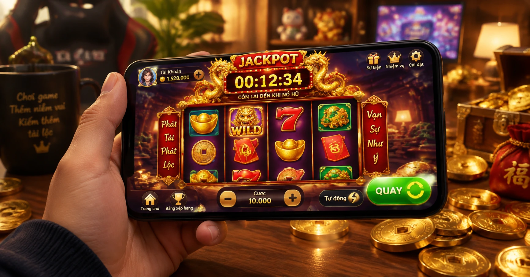 Thời gian nổ hũ – Bí quyết chinh phục kho báu hấp dẫn nhất trong game - image 2