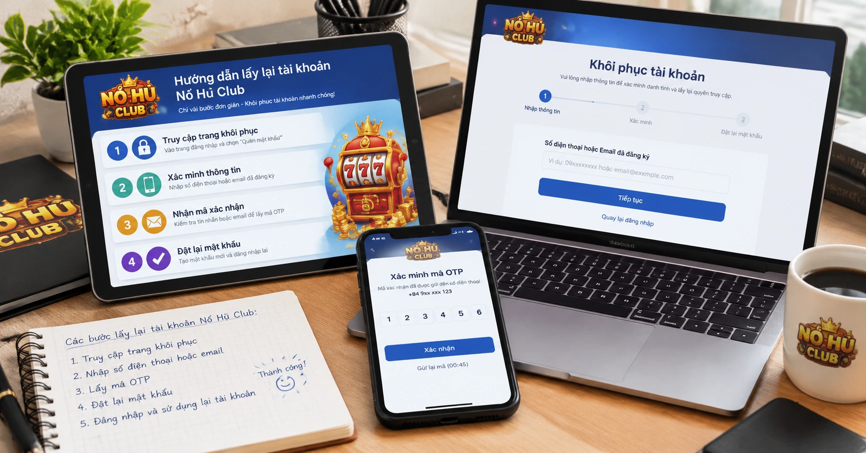 Quên tài khoản nổ hũ club và cách xử lý hiệu quả - image 3
